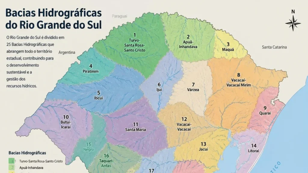 Bacias Hidrográficas do Rio Grande do Sul: O Que São e Por Que Importam