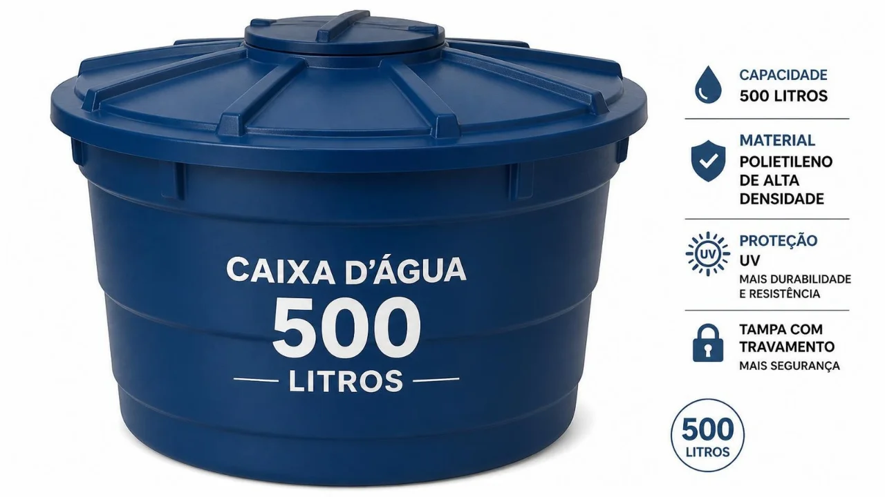 Caixa d'Água 500 Litros
