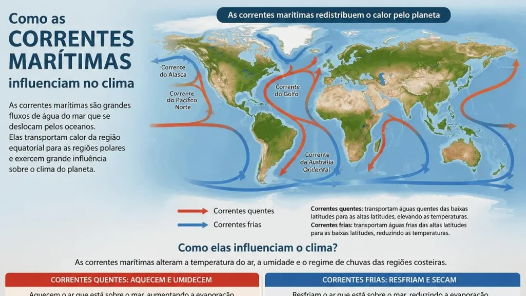 Como as Correntes Marítimas Influenciam no Clima
