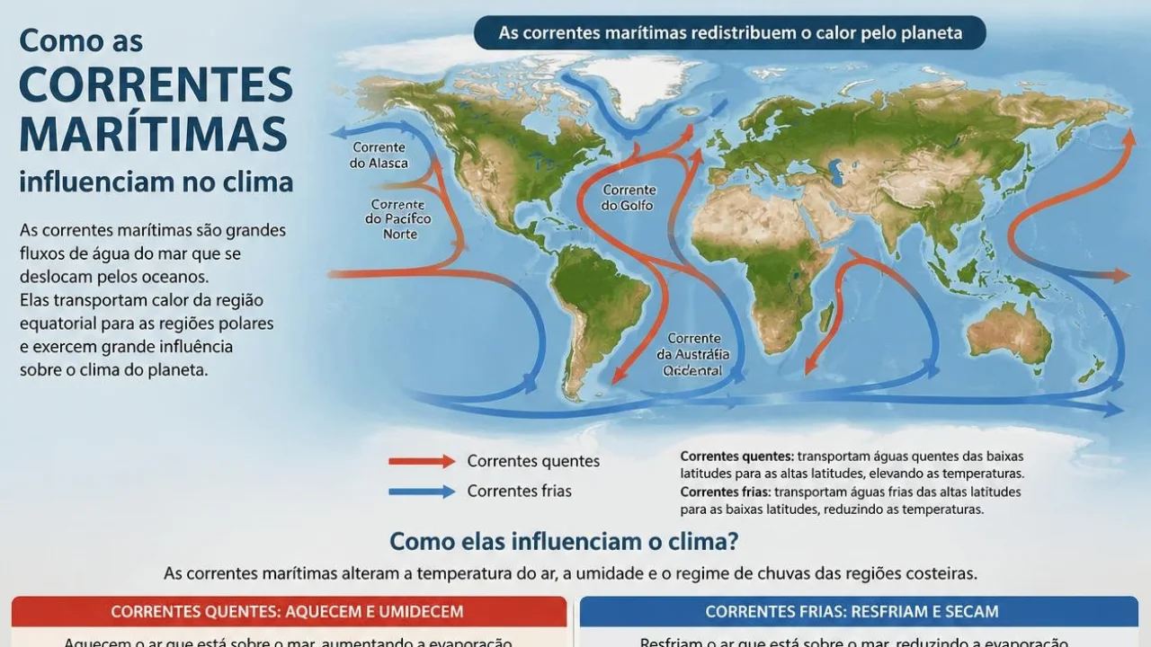 Como as Correntes Marítimas Influenciam no Clima