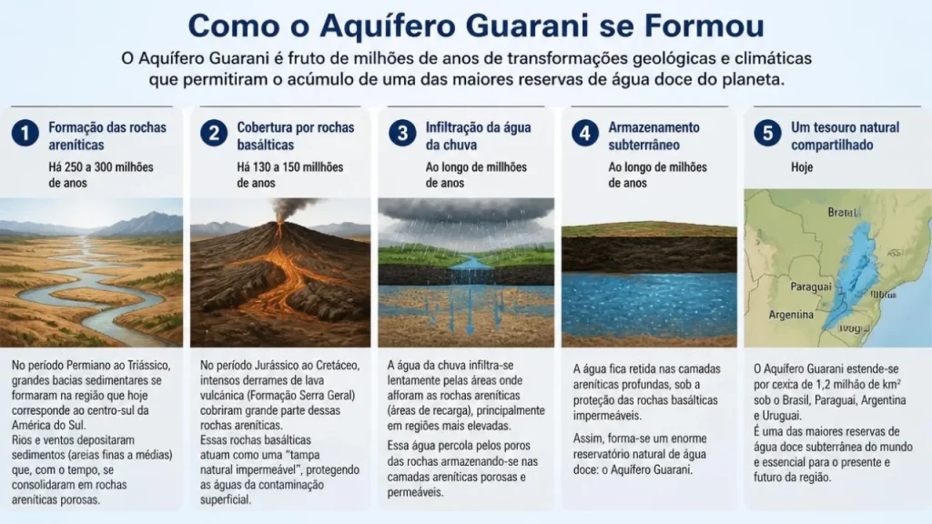 Como o Aquífero Guarani se Formou