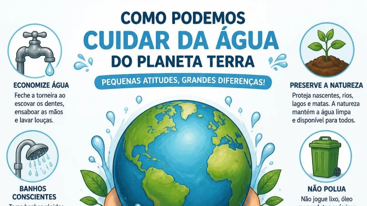 Como podemos cuidar da água do planeta Terra: um guia prático e consciente