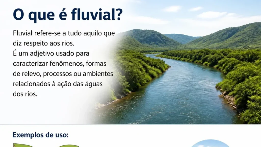 O que é fluvial? Entenda o significado e a importância dos rios para o seu dia a dia