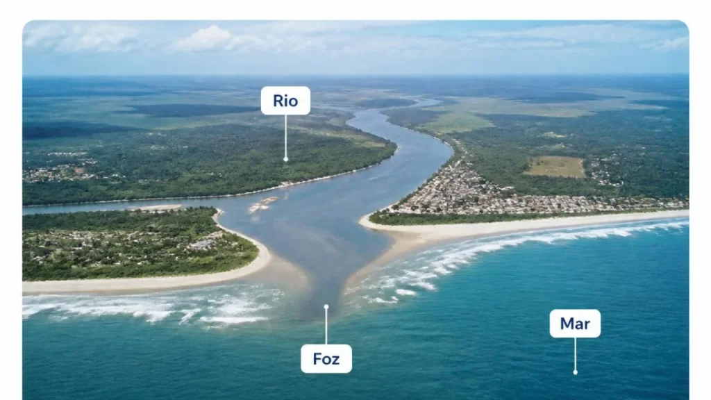 O que é foz? Entenda o ponto final de um rio e sua importância