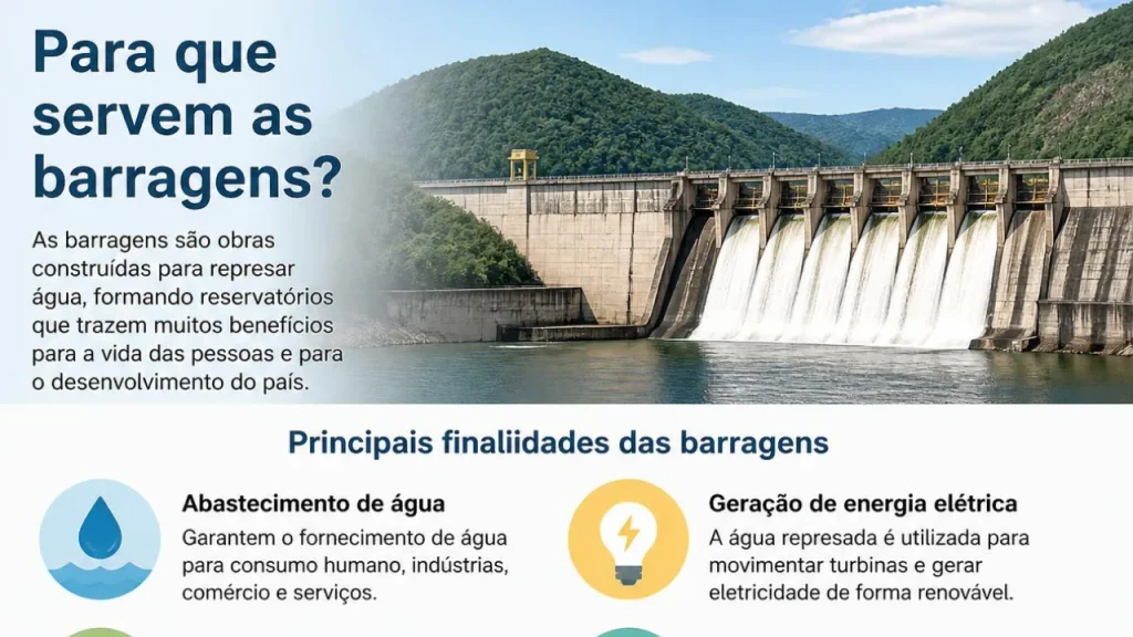 Para que servem as barragens? Entenda a função por trás da água que chega até você