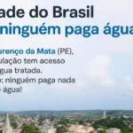 Qual a cidade do Brasil onde ninguém paga água?