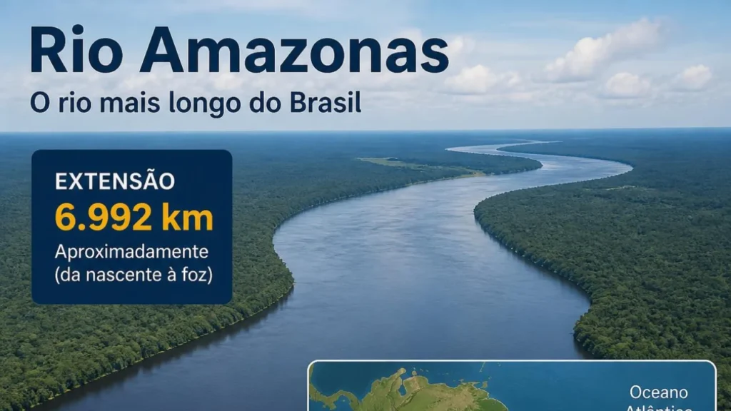 Qual o rio mais longo do Brasil? Descubra a resposta e os detalhes por trás dessa medição