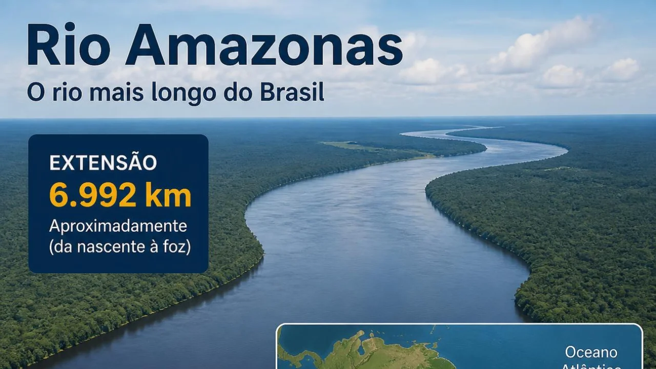 Qual o rio mais longo do Brasil? Descubra a resposta e os detalhes por trás dessa medição