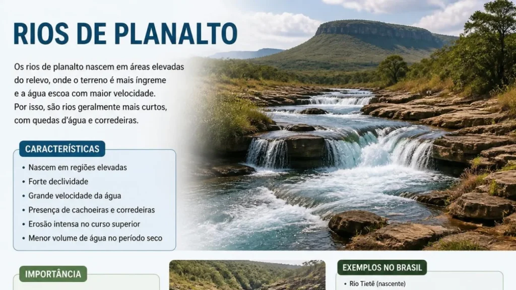 Rios de Planalto: O Que São, Sua Importância e Como Influenciam a Água que Chega à Sua Casa