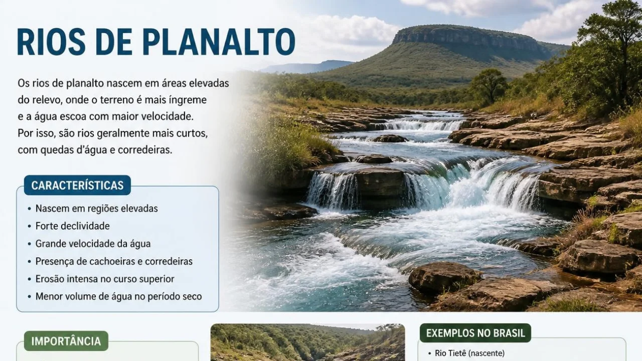 Rios de Planalto: O Que São, Sua Importância e Como Influenciam a Água que Chega à Sua Casa