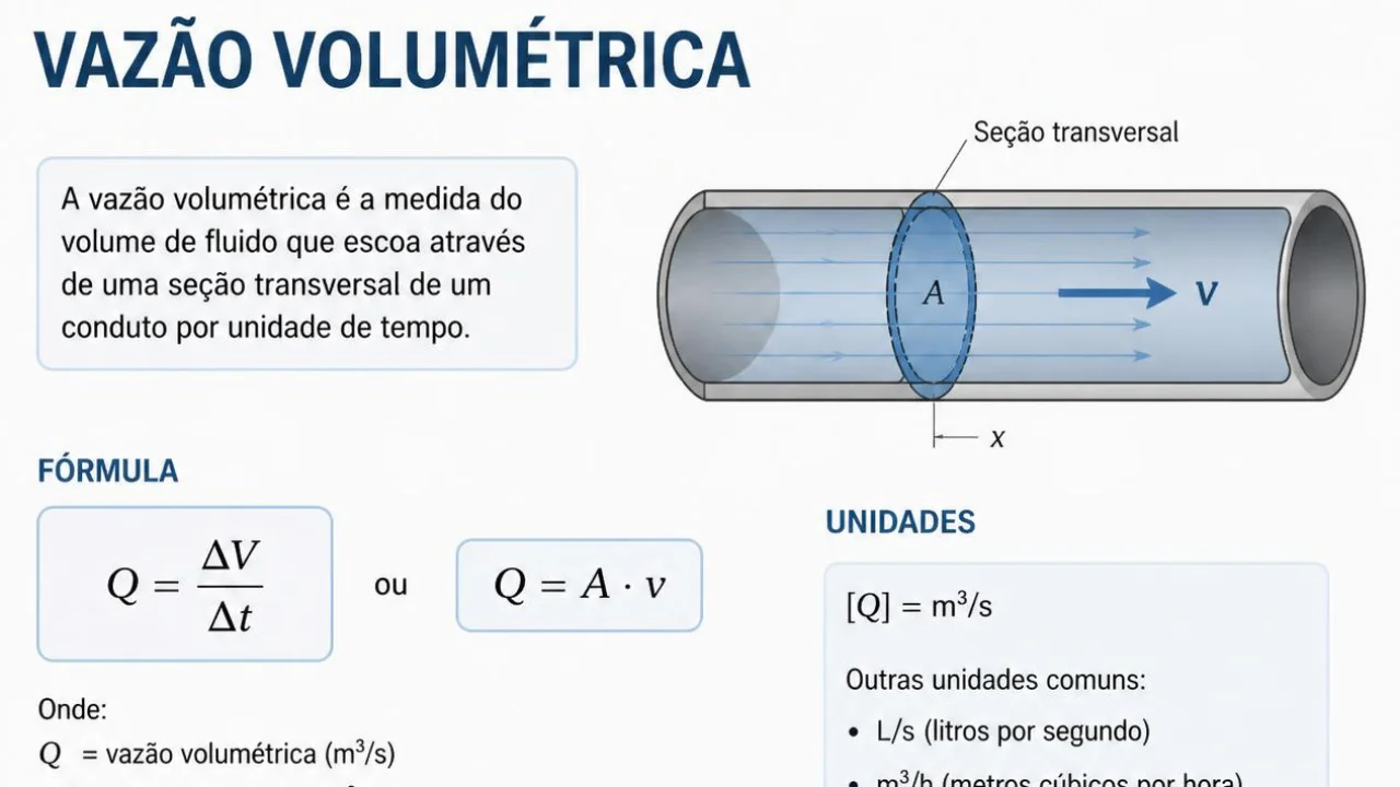 Vazão volumétrica: o que é, como calcular e por que ela impacta sua conta de água