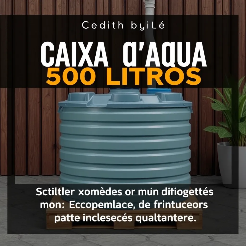 Caixa d'Água 500 Litros: Guia Completo para Escolher, Instalar e Manter