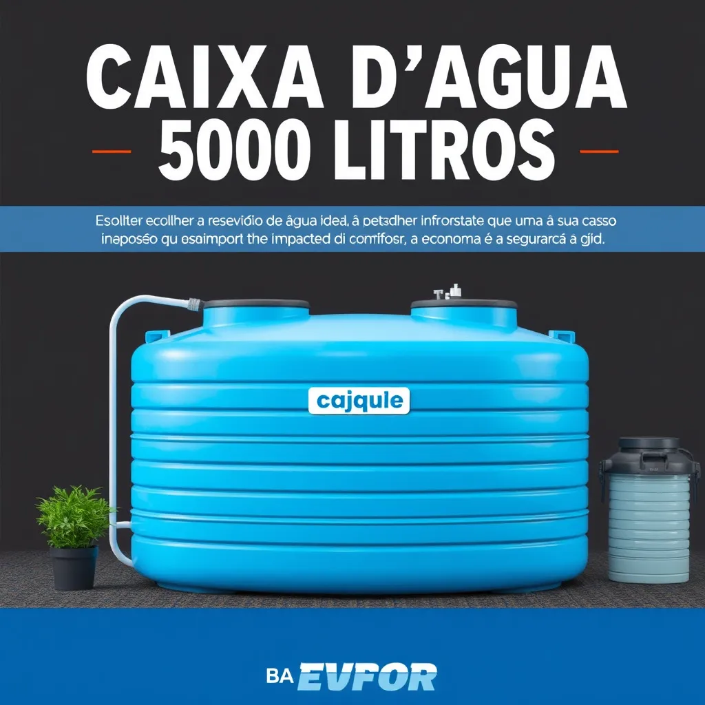 Caixa D'Água 5000 Litros: Guia Completo para Escolher, Instalar e Manter