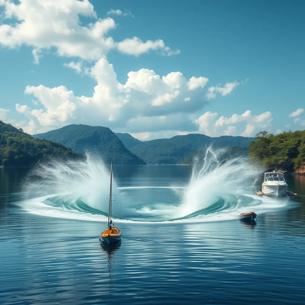 O lago que "engole" objetos e nunca os devolve