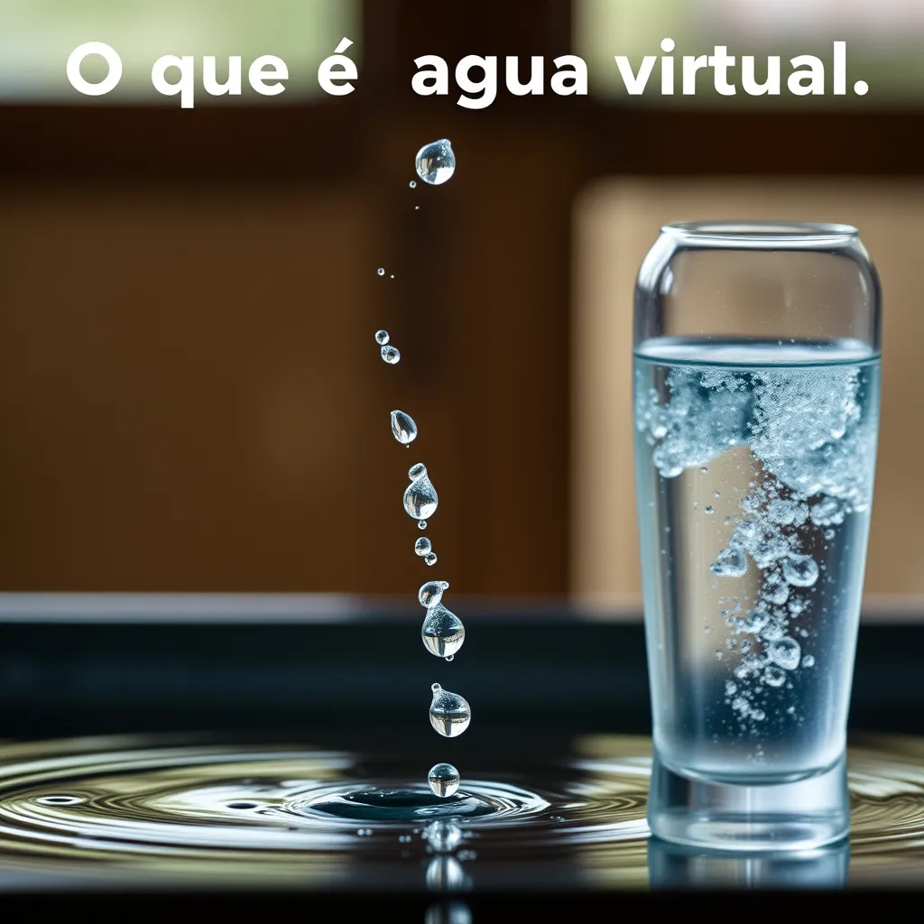 O que é água virtual? Entenda o conceito que transforma sua visão sobre consumo