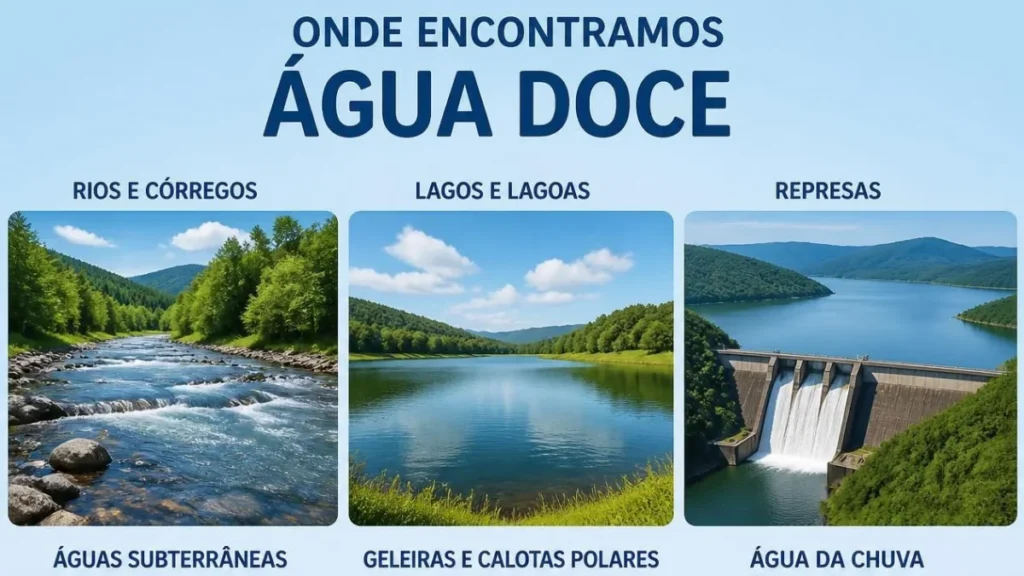 Onde Encontramos Água Doce: Fontes, Distribuição e Como Preservar Esse Recurso Essencial