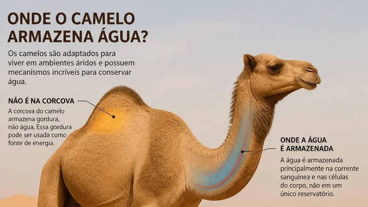 Onde o Camelo Armazena Água? A Verdade por Trás do Mito