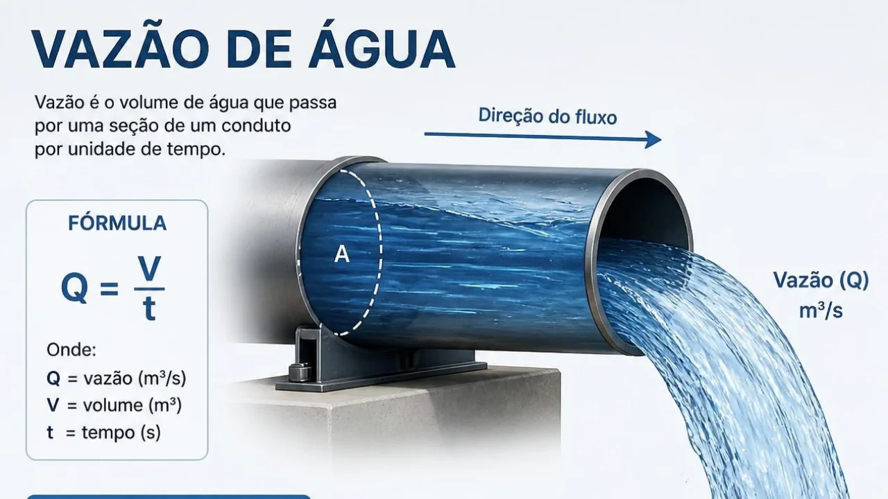 Vazão de Água: O Que É, Como Calcular e Como Isso Afeta Sua Conta